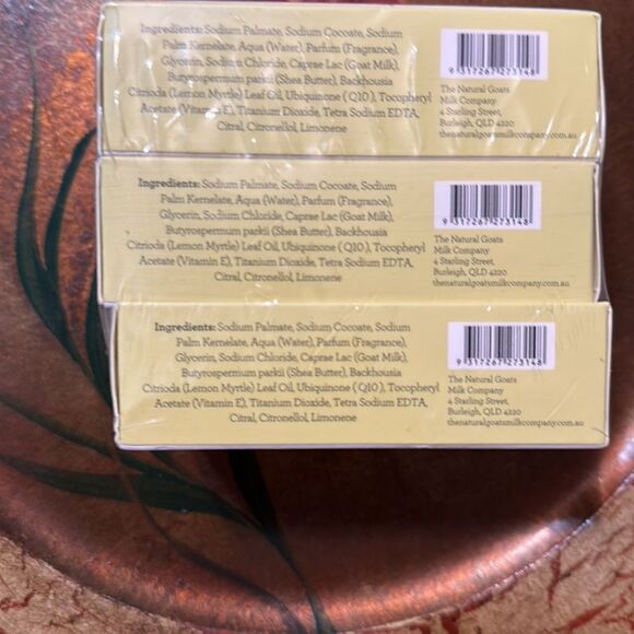 Men’s The Natural Co Goat’s Milk & Lemon Myrtle Moisturizing & Soothing x 3 100g - Picture 7 of 7